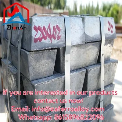 99,98% Lingots de metall de magnesi